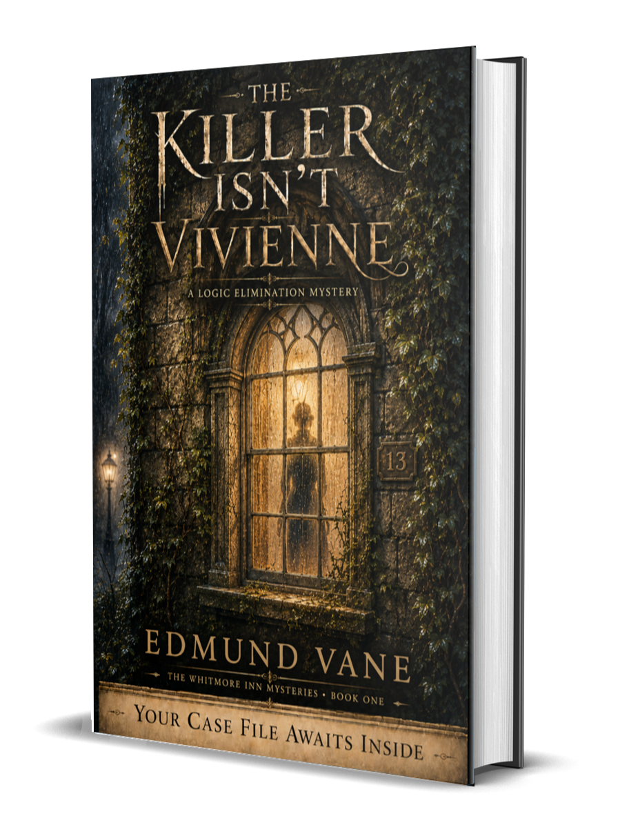 The Killer Isn't Vivienne — 3D hardcover mockup